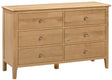 Cotswold 6 Drawer Wide Chest - Julian Bowen