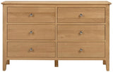 Cotswold 6 Drawer Wide Chest - Julian Bowen