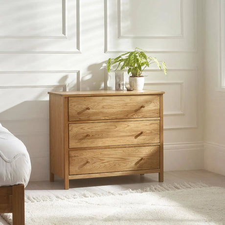 Coxmoor 3 Drawer Wide Chest - Julian Bowen