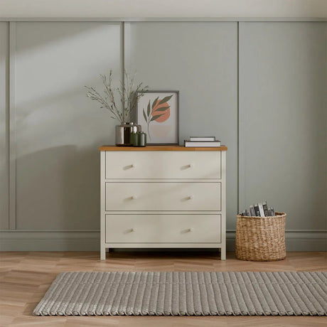 Coxmoor 3 Drawer Wide Chest - Julian Bowen