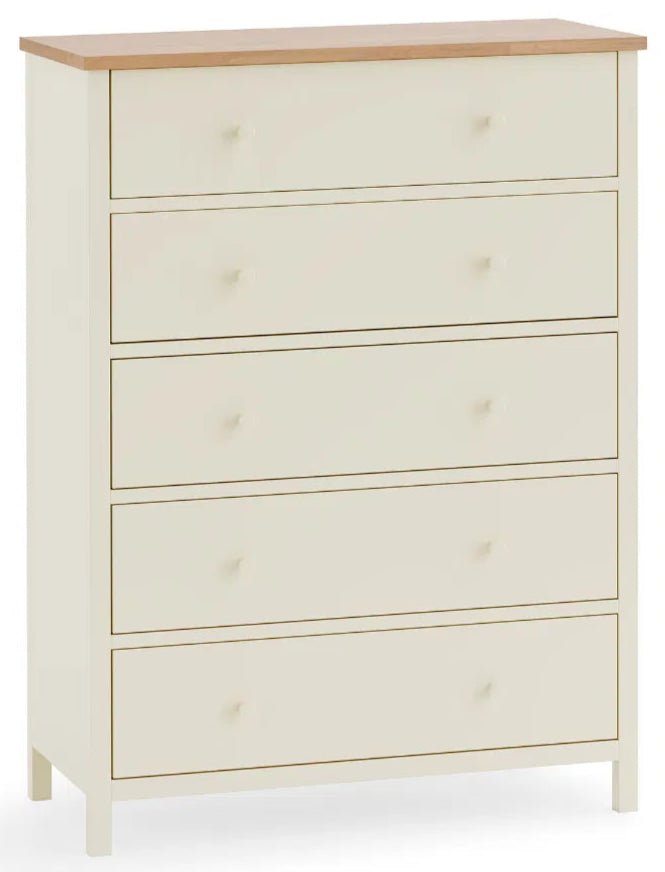 Coxmoor 5 Drawer Wide Chest - Julian Bowen