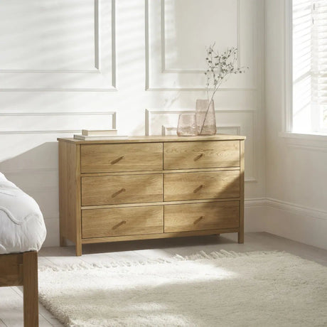 Coxmoor 6 Drawer Wide Chest - Julian Bowen