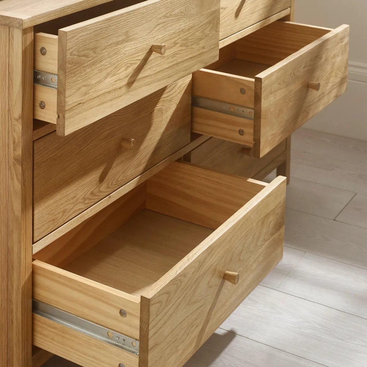 Coxmoor 6 Drawer Wide Chest - Julian Bowen