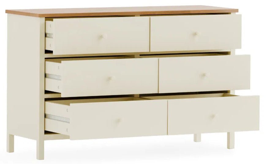 Coxmoor 6 Drawer Wide Chest - Julian Bowen