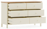 Coxmoor 6 Drawer Wide Chest - Julian Bowen