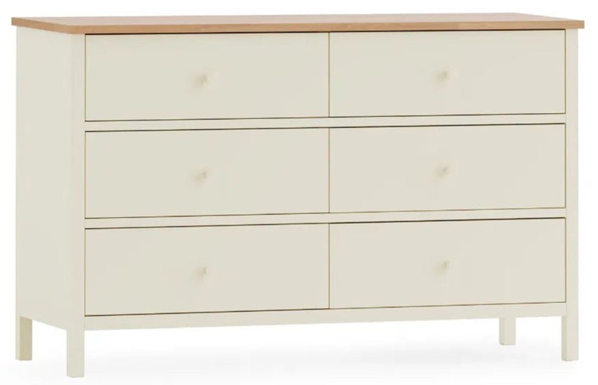 Coxmoor 6 Drawer Wide Chest - Julian Bowen