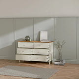 Coxmoor 6 Drawer Wide Chest - Julian Bowen
