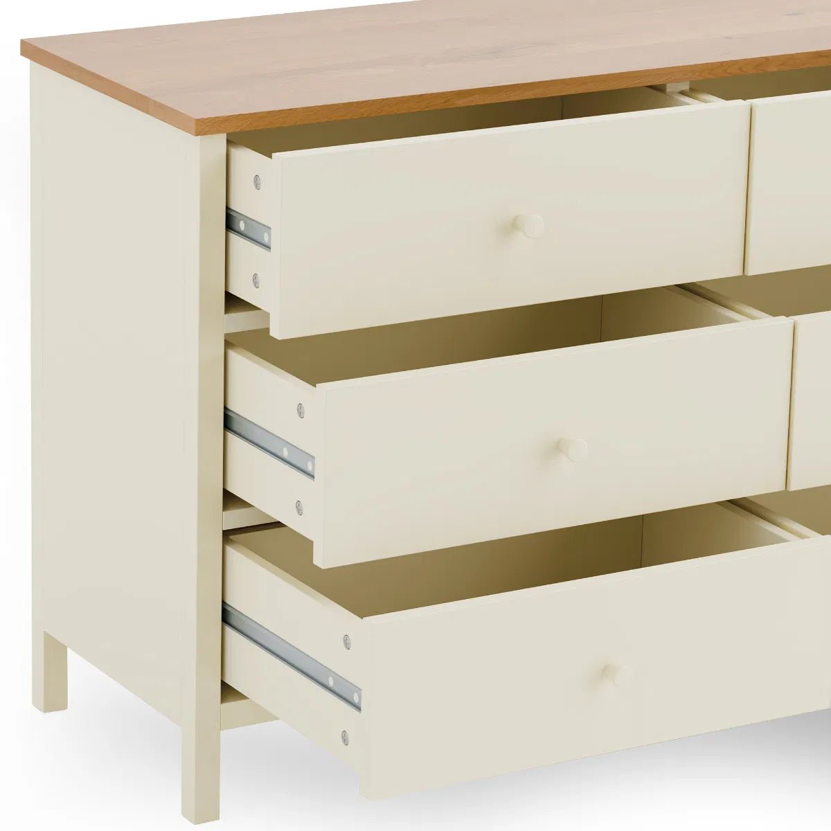 Coxmoor 6 Drawer Wide Chest - Julian Bowen