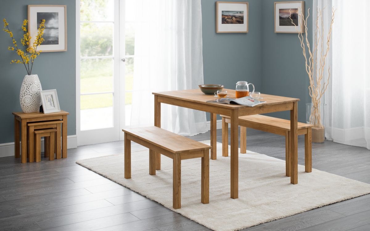 Coxmoor Rectangular Dining Table - Julian Bowen