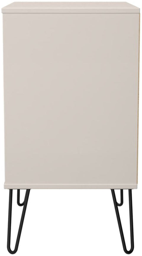 Harlequin 3 Drawer Midi Chest with Black Hairpin Legs