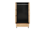 Croxley 2 Door 1 Drawer Wardrobe - Birlea