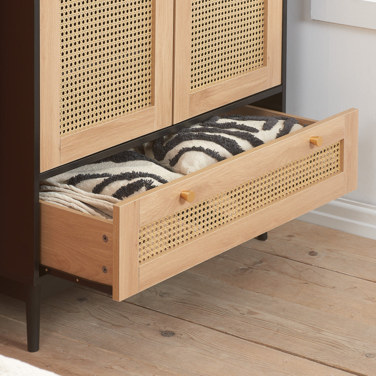 Croxley 2 Door 1 Drawer Wardrobe - Birlea