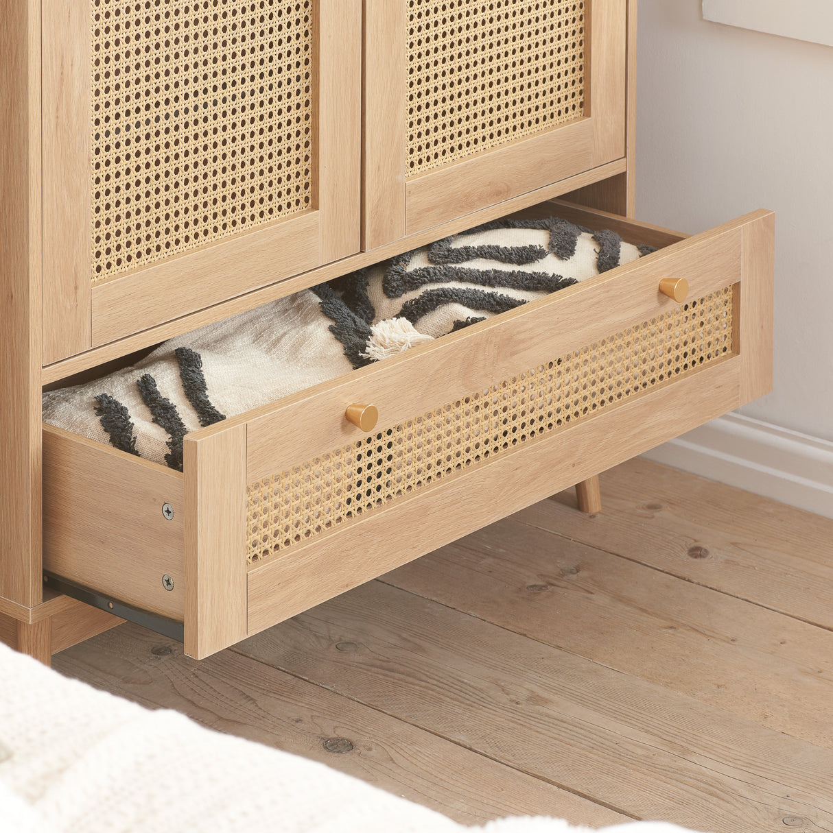 Croxley 2 Door 1 Drawer Wardrobe - Birlea