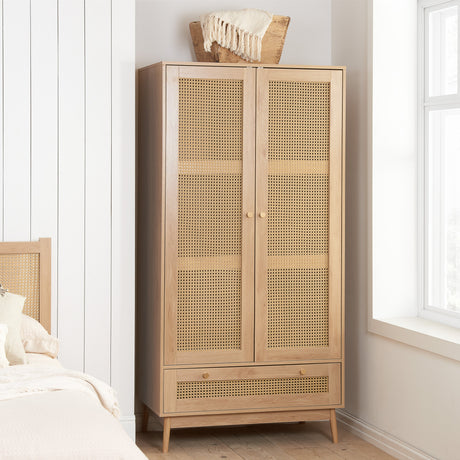 Croxley 2 Door 1 Drawer Wardrobe - Birlea