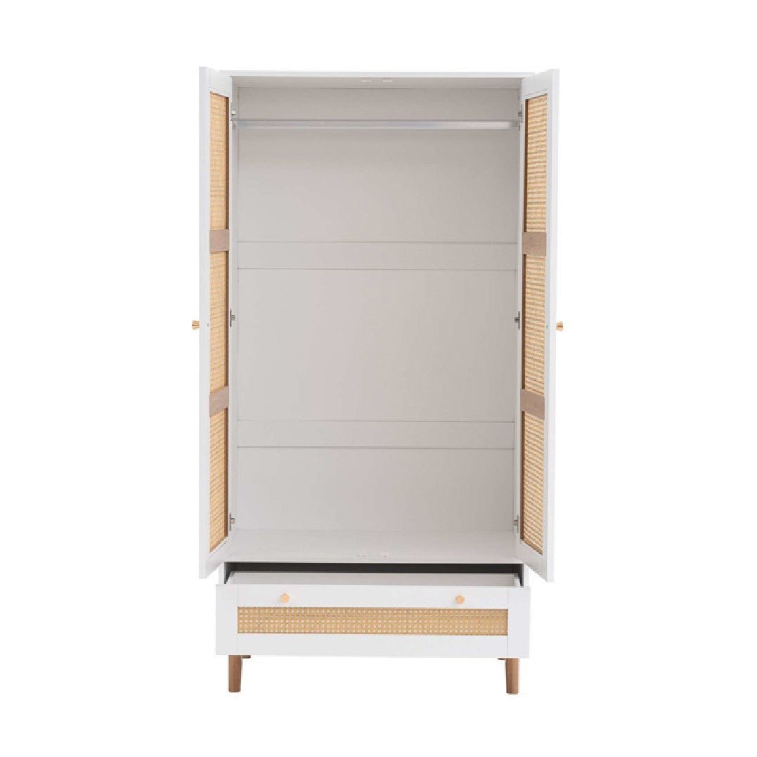 Croxley 2 Door 1 Drawer Wardrobe - Birlea