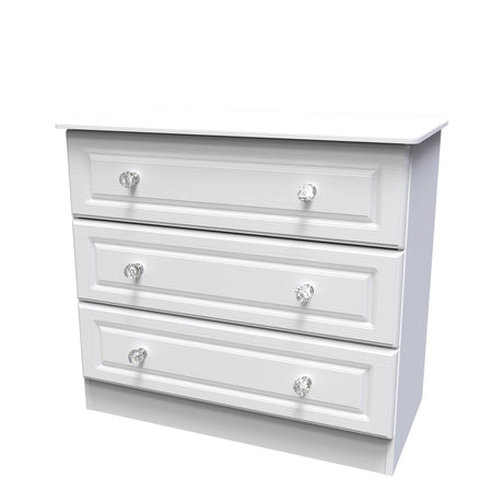 Crystal Ash 3 Drawer Chest - Welcome Furniture