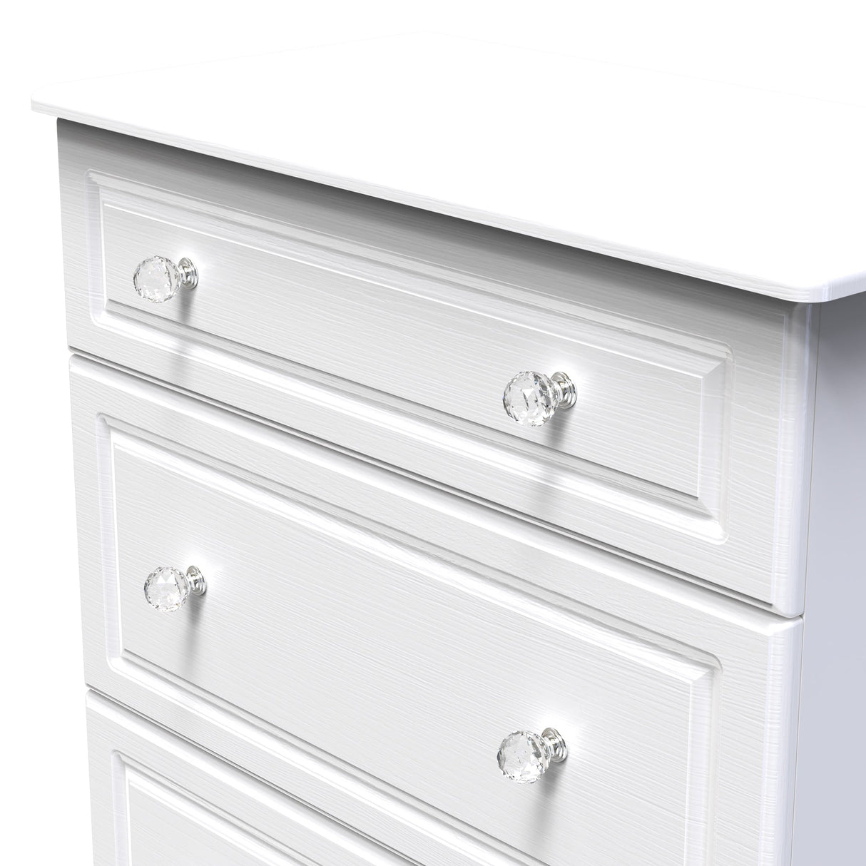 Crystal Ash 3 Drawer Deep Chest - Welcome Furniture