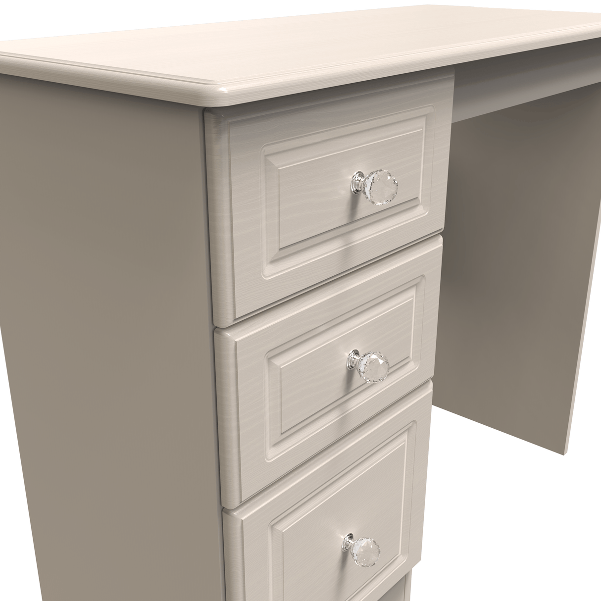 Crystal Ash 3 Drawer Vanity Table - Welcome Furniture