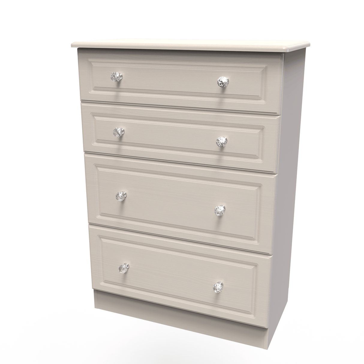 Crystal Ash 4 Drawer Deep Chest - Welcome Furniture