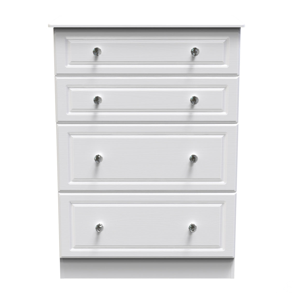 Crystal Ash 4 Drawer Deep Chest - Welcome Furniture