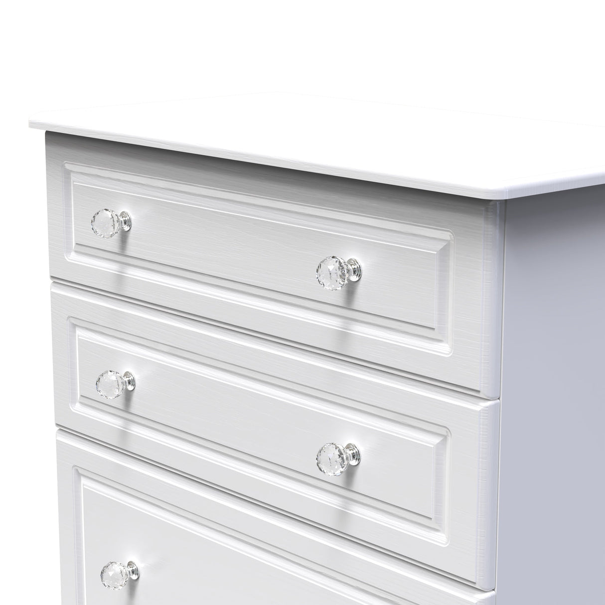 Crystal Ash 4 Drawer Deep Chest - Welcome Furniture