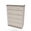 Crystal Ash 5 Drawer Chest - Welcome Furniture