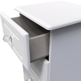 Crystal Ash 5 Drawer Tallboy - Welcome Furniture