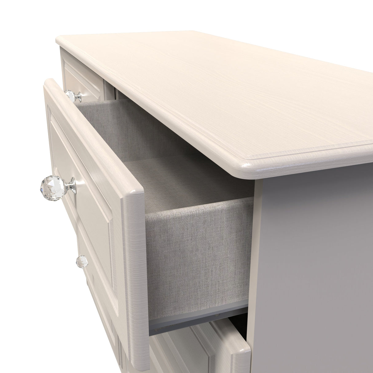 Crystal Ash 6 Drawer Midi Chest - Welcome Furniture