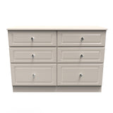 Crystal Ash 6 Drawer Midi Chest - Welcome Furniture
