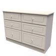 Crystal Ash 6 Drawer Midi Chest - Welcome Furniture