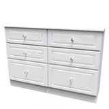 Crystal Ash 6 Drawer Midi Chest - Welcome Furniture