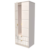 Cube 2 Door 2 Drawer Wardrobe - Welcome Furniture
