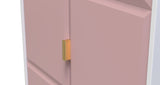 Cube 2 Door 2 Drawer Wardrobe - Welcome Furniture