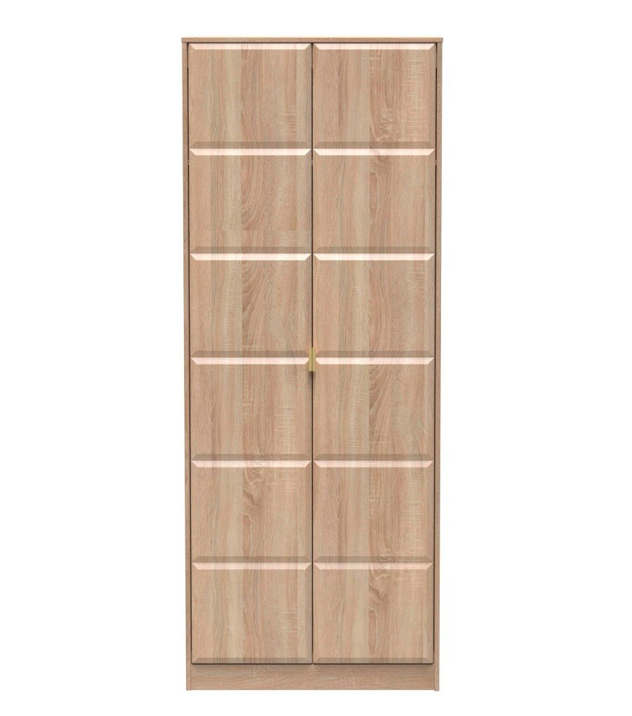 Cube 2 Door Wardrobe - Welcome Furniture