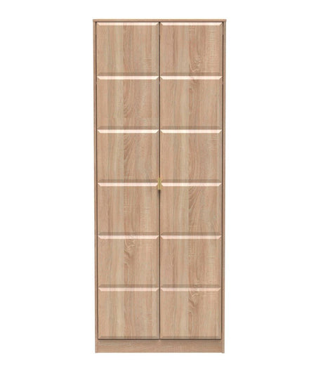Cube 2 Door Wardrobe - Welcome Furniture