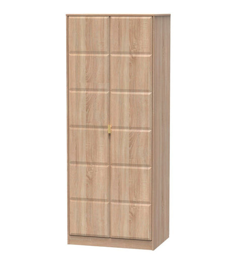 Cube 2 Door Wardrobe - Welcome Furniture