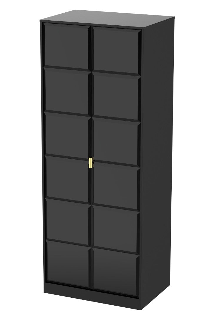 Cube 2 Door Wardrobe - Welcome Furniture