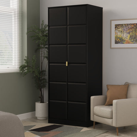 Cube 2 Door Wardrobe - Welcome Furniture