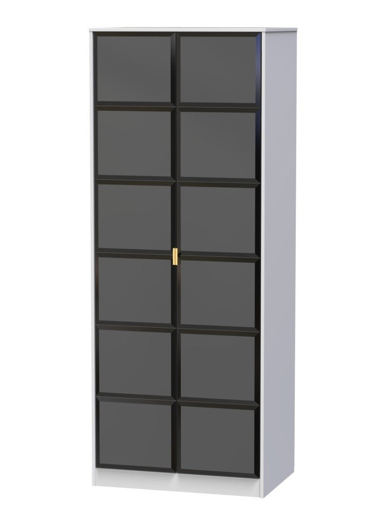 Cube 2 Door Wardrobe - Welcome Furniture