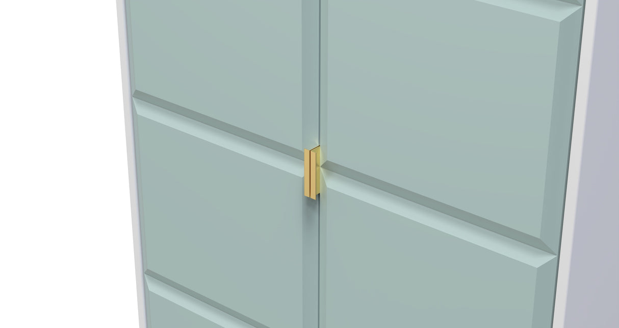 Cube 2 Door Wardrobe - Welcome Furniture