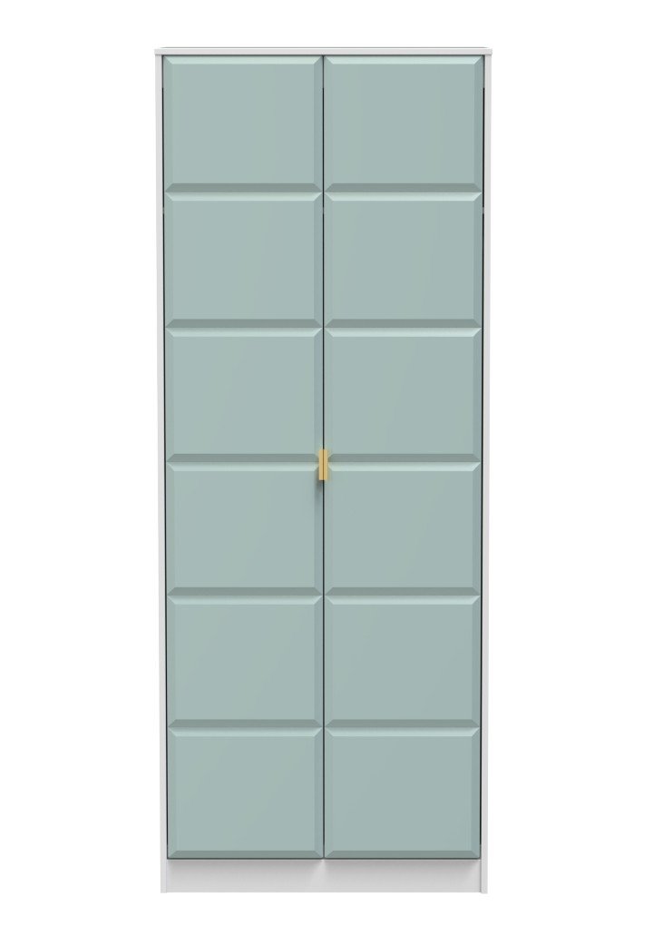 Cube 2 Door Wardrobe - Welcome Furniture