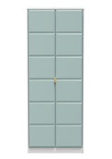 Cube 2 Door Wardrobe - Welcome Furniture