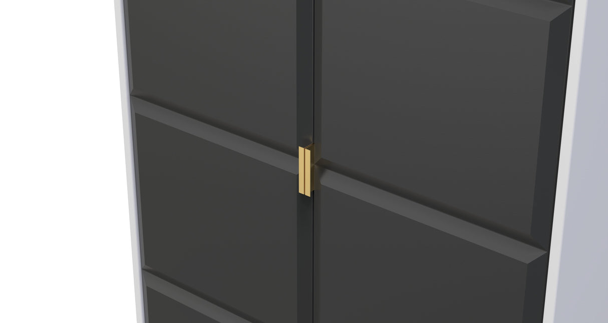 Cube 2 Door Wardrobe - Welcome Furniture