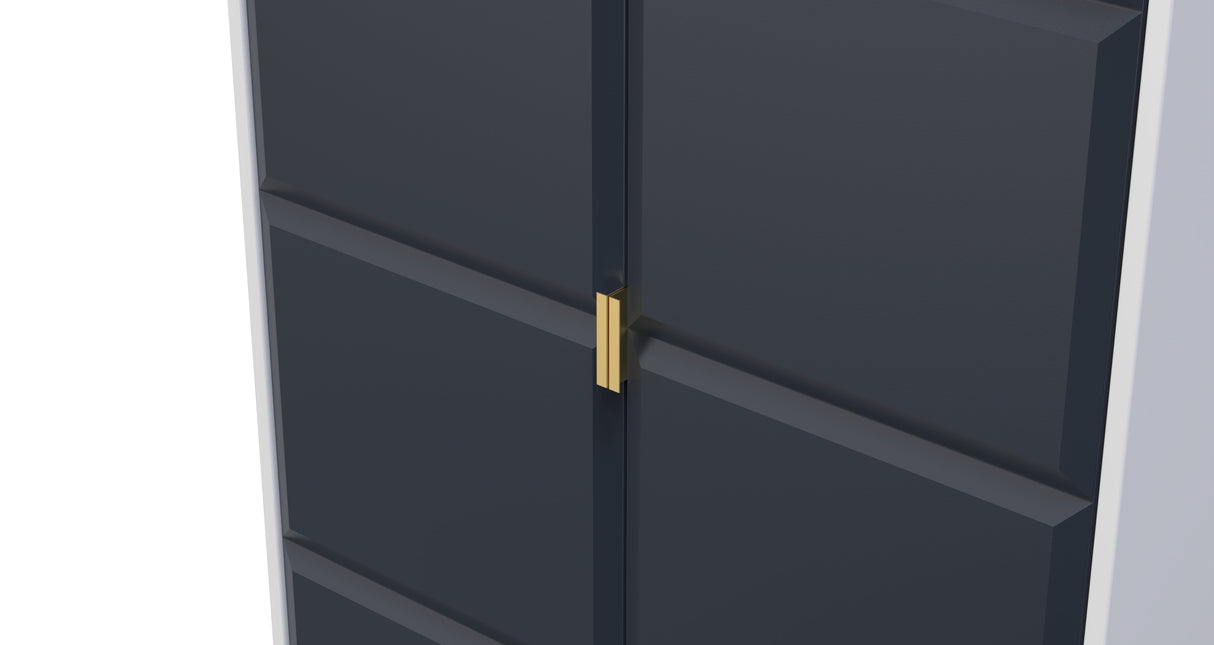 Cube 2 Door Wardrobe - Welcome Furniture