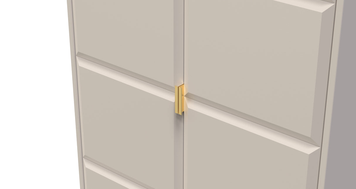 Cube 2 Door Wardrobe - Welcome Furniture