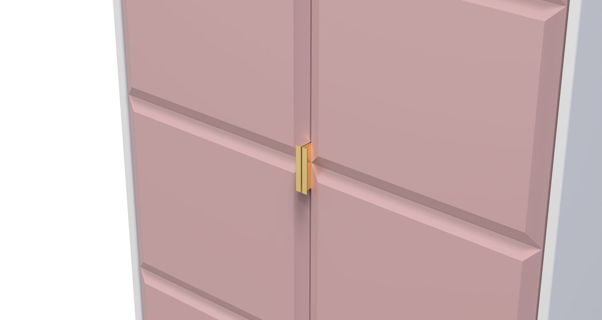 Cube 2 Door Wardrobe - Welcome Furniture