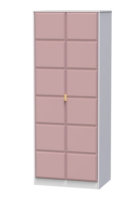 Cube 2 Door Wardrobe - Welcome Furniture