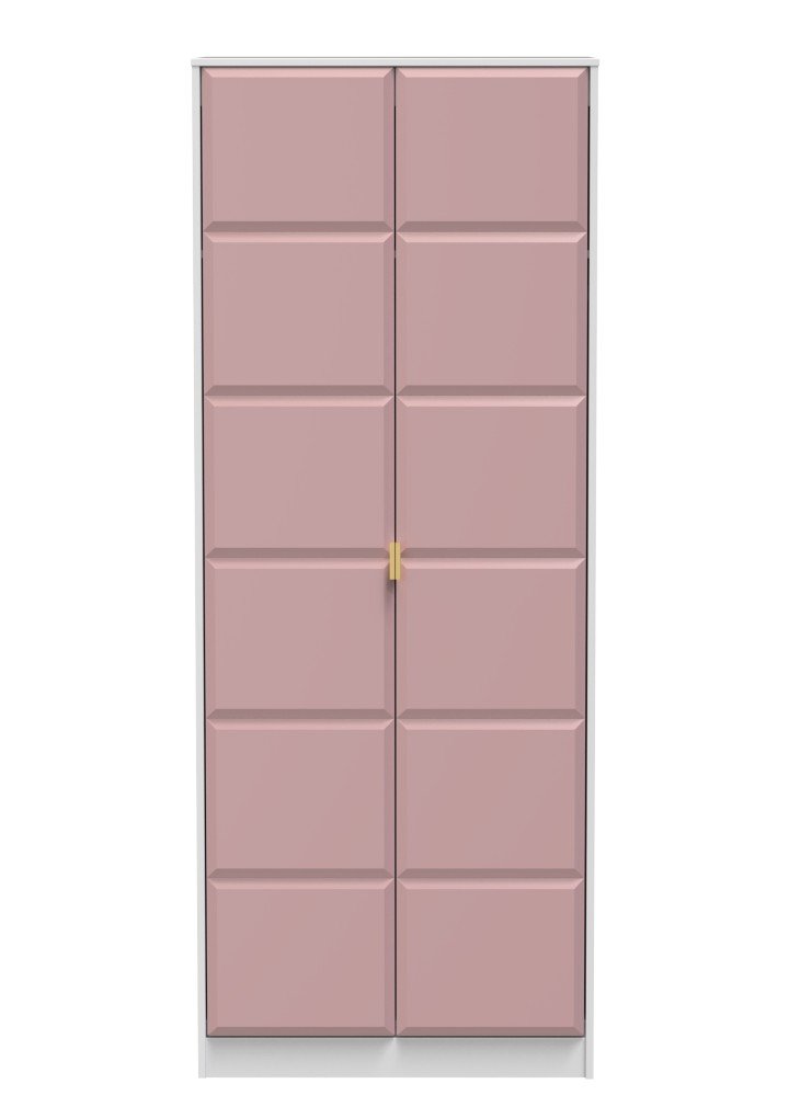 Cube 2 Door Wardrobe - Welcome Furniture
