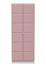 Cube 2 Door Wardrobe - Welcome Furniture