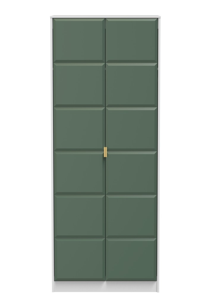 Cube 2 Door Wardrobe - Welcome Furniture